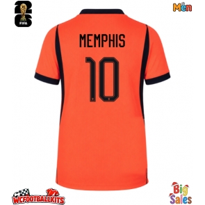 Netherlands Memphis Depay #10 Replica Home Stadium Shirt World Cup 2026 Short Sleeve
